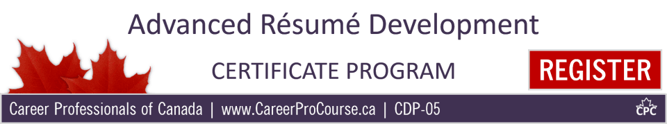 Advanced Resume Development Program