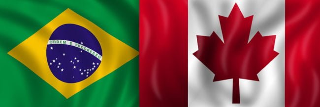 Brazil-Canada-Flags
