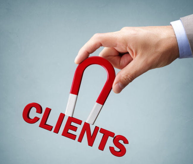Grow your customer base, magnet attracting new clients