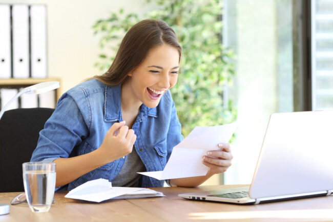 Cover letter leads to job offer and success